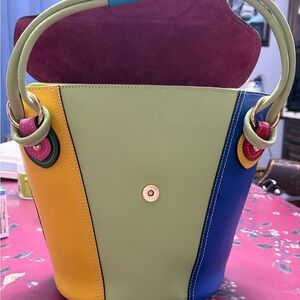 Colorful Women's Handbag Florence Italy leather